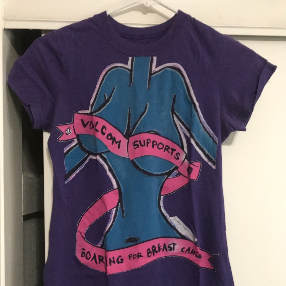 Rare Women’s Volcom Boarding for Breast Cancer Tee